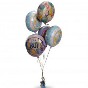 Get Well Balloon & Teddy Bear Bouquet - Alan's Flowers and Gifts