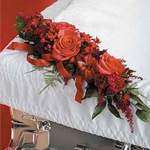 Red Casket Adornment