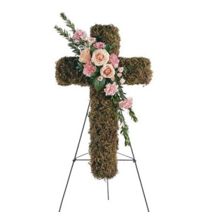 Pink Bouquet Cross