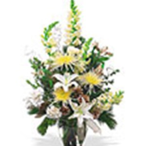 Winter Whites and Glittering Golds